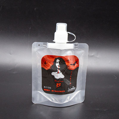 Saco com bico totalmente transparente Janela cristalina para embalagem de alimentos para bebês