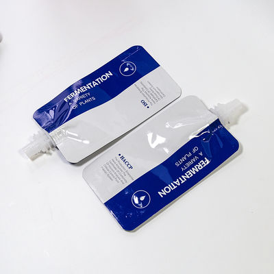 Fundo Chato 100ml Bolsa com Bico Personalizada para Soluções de Embalagem Stand Up