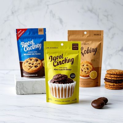 Bolsas de papel aluminizado impressas sob medida Bolsas de bolso à prova de odor Bolsas de bolso à prova de odor Bolsas de plástico de qualidade alimentar Bolsas de bolso de plástico