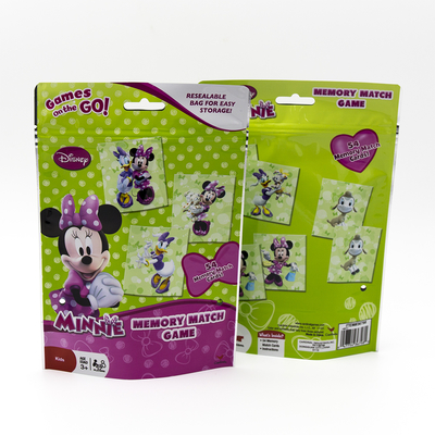 Sacos Stand-Up para Embalagem de Brinquedos Reutilizáveis com Design Personalizável para Crianças e Impressão Colorida.