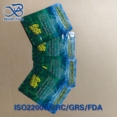 Bolsas à prova de crianças de selos de 3 lados Highland Pattern - Barreira de umidade e impressão rotogravura de 10 cores