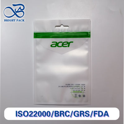 Sacos de vedação antiestática de três lados com janelas transparentes para produtos eletrônicos embalagens recicláveis e personalizáveis.