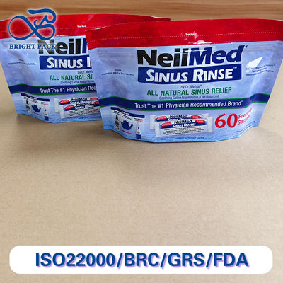 Sacos Stand Up à Prova de Arranhões para Embalagem de Produtos de Limpeza Doméstica Impressão e Padrão Personalizáveis.