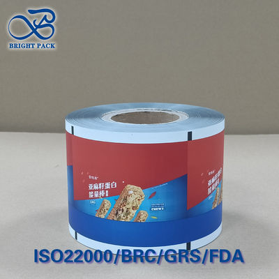 Rolo de filme de barra de energia impressa sob medida, à prova de odor