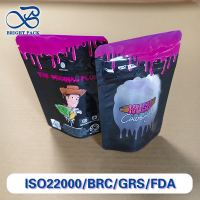 Impressão em Alta Definição Gráficos Personalizáveis Sacos Resistentes a Crianças Com Janela Visível Para Embalagens Farmacêuticas.