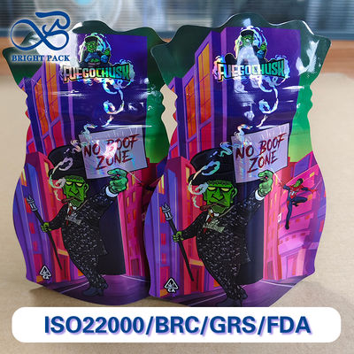 Sacos Mylar Resealáveis ​​Resistentes a Crianças para Embalagens Farmacêuticas e Nutracêuticas com Barreira contra Umidade.