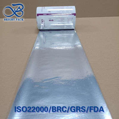 PET/AL/PE ClO2 Desinfetante Rolo de filme 0,05 OTR Barreira e à prova de luz para estabilidade química