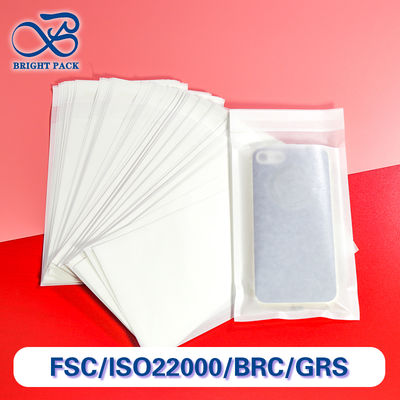 Sacos de papel de vidro impressos sob medida com fecho auto-selado