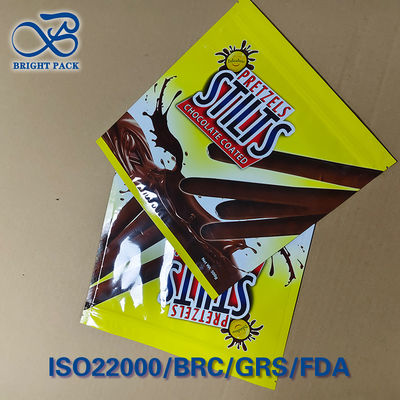 Saco para Molho de Chocolate Resistente a Altas Temperaturas 120°C Seguro para Enchimento a Quente Camada Barreira EVOH Certificado FDA/EC1935