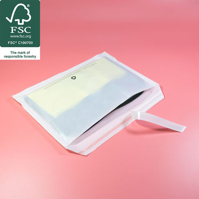Sacos de vidro biodegradáveis personalizados Sacos de embalagem de papel de vestuário para roupas de camiseta