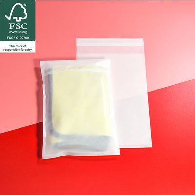 Sacos de papel de vidro Biodegradáveis Sacos de vestuário para embalagens de camisetas e roupas