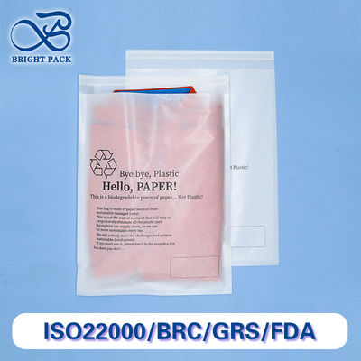 Sacos de vidro fosco para vestuário de 40G com impressão de logotipo personalizada