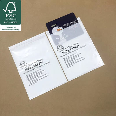 Sacos de papel de vidro ecológicos recicláveis resistentes à graxa Visão clara Ideal para artesanato de alimentos Pequenos itens