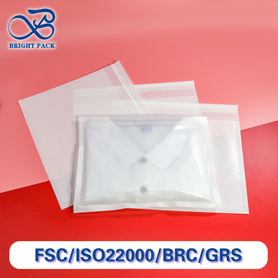 Sacos de papel de vidro branco semilucente biodegradável revestido com cera para camisetas