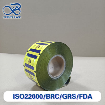 Película de alto desempenho fácil de rasgar para embalagens compostas, adaptável, segura para alimentos, resistente a vazamentos, ecológica e pronta para exportação