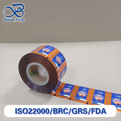 Filtro alimentício laminado de alumínio de alta barreira Filtro de embalagem de alimentos certificado pela FDA para carne / lanche / pó à prova de umidade e vedação térmica Tamanhos / espessura personalizados