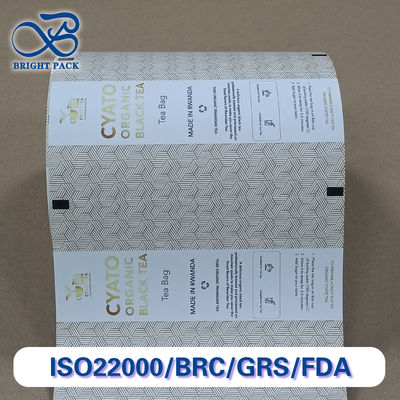 Rolo de Papel Premium para Alimentos, Fácil de Rasgar, com Revestimento Termosselável para Embalagem Eficiente de Envoltório de Saquinhos de Chá