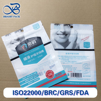 Sacos de palitos de fio dental premium para pedidos em massa Tamanho/Impressão personalizados Sacos de filme composto