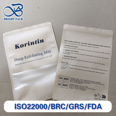 Sacos com Zíper de Papel Kraft PE Impermeáveis com Logotipo e Impressão Personalizados Sacos Stand Up Recicláveis Design Gratuito