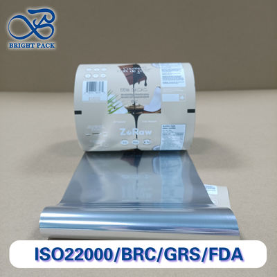 Filme em Rolo de Folha de Alumínio Leve para Embalagem de Alimentos com Tamanho e Impressão Personalizáveis