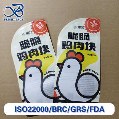 Sacos de embalagem de frango liofilizado para animais de estimação