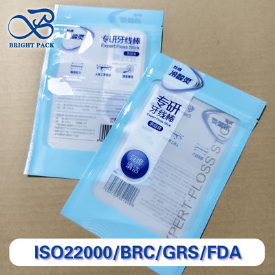 Sacos de Palitos de Fio Dental Ecológicos 100 unidades com Fecho Zip Reciclável