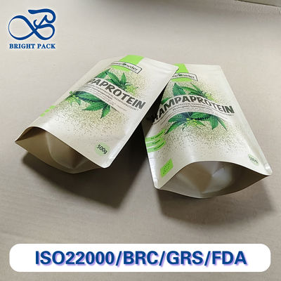 Sacos Compostos de Papel Kraft de Grau Alimentício 5,5x8 Polegadas Ecológicos