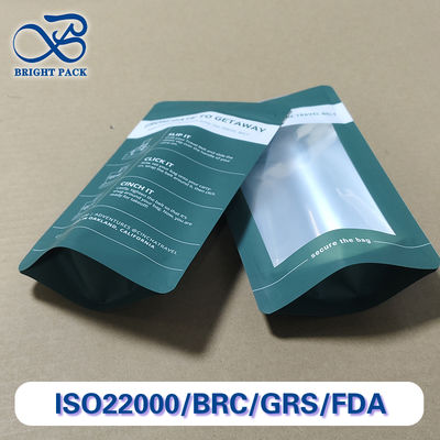 Sacos de embalagem de alimentos em pé PE com janela 10cm-50cm de largura