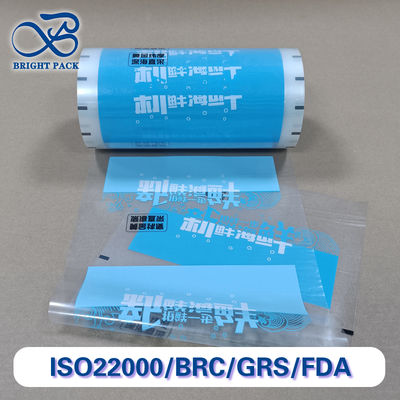 Filme de Embalagem Reciclado de Alta Barreira para Frutos do Mar com Fecho Zip