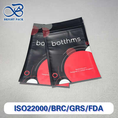 Sacos Stand-Up de Folha de Alta Barreira de 50g 100g 150g 200g 250g 500g