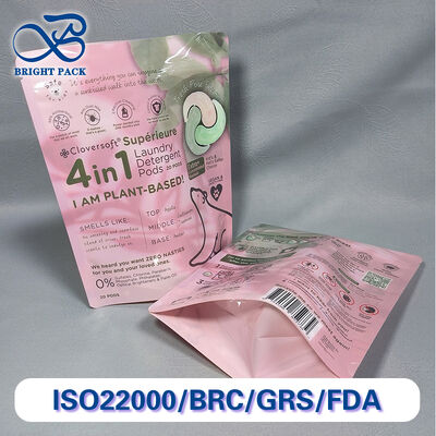 Saco Stand Up à Prova de Vazamentos e Durável para Cápsulas de Lavanderia