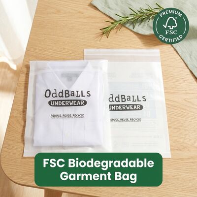 Eco amigável luxo verde embalagem glassine saco zero plástico biodegradável para roupas recicláveis ​​certificadas à prova de graxa ue