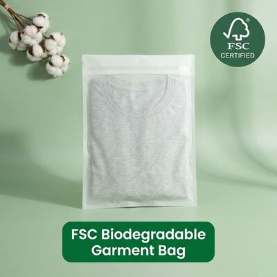 Sacos de vidro de luxo personalizados para embalagens de vestuário ecológico para exportação de fabricante a granel reciclável biodegradável certificado