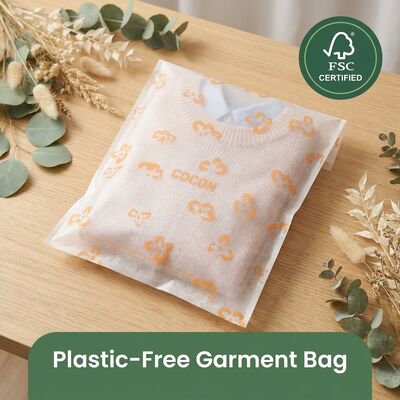 Saco de vidro para roupas íntimas Boutique Escarta Embalagem Eco-friendly Digital reciclável Luxury Designer Fashion Apparel Pouch