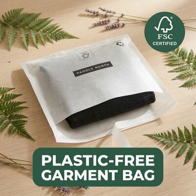 Compostável Biodegradável Reciclável para Sacos de vidro de luxo certificados para embalagens de vestuário