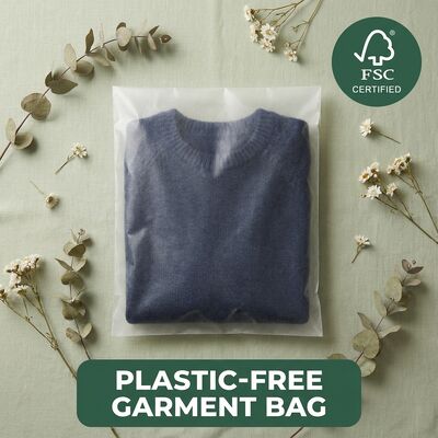 Sacos de vidro de luxo a granel para vestuário para vestuário ecologicamente certificado embalagem biodegradável reciclável EU Custom