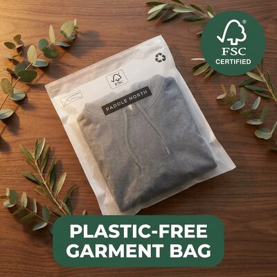 Sacos de vidro de luxo no atacado na China para embalagens de roupas recicláveis, biodegradáveis ​​e ecológicas certificadas