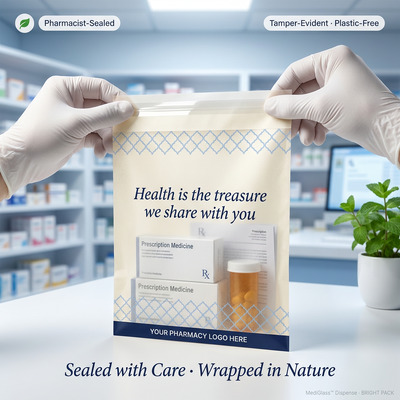 Embalagens Médicas à Base de Papel Bolsa Médica de Vidro Embalagens Farmacêuticas Sustentáveis EMA Fábrica a Granel
